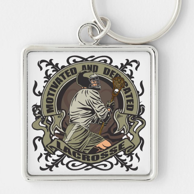 Chaveiro Lacrosse motivado (Frente)