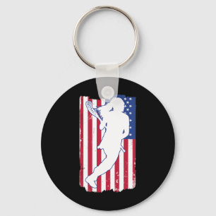 Chaveiro Lacrosse Player Lacrosse Usa Team Treinador Americ