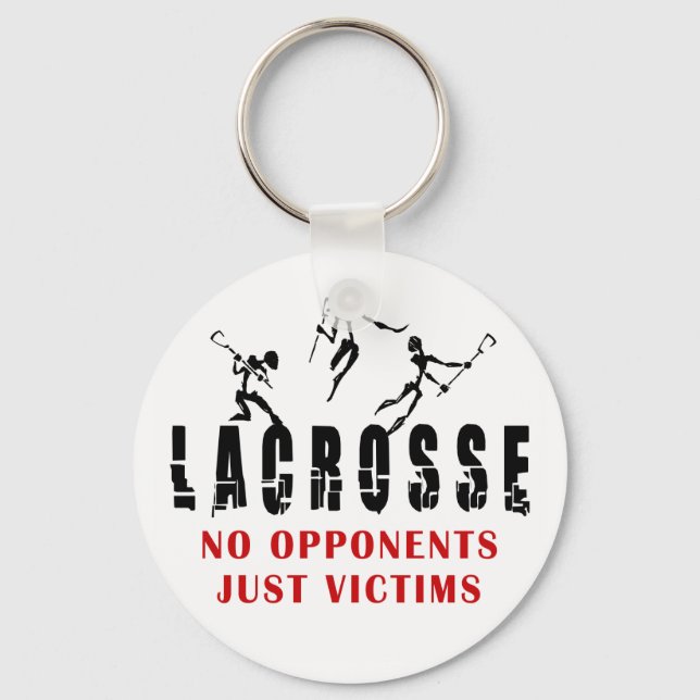 Chaveiro Lacrosse, sem opositores, apenas vítimas de T-Shir (Frente)