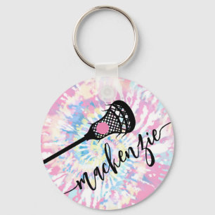 Chaveiro Lacrosse Stick Girly Tie Dye