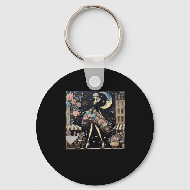 Chaveiro Lady Art nº 3 Sticker (Frente)