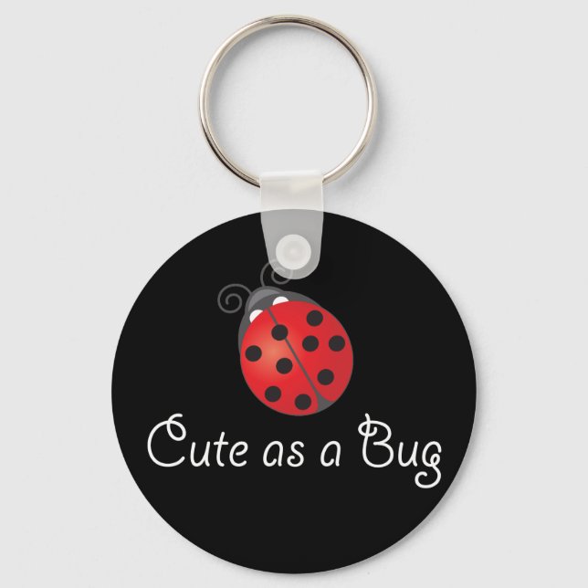 Chaveiro Lady Bug - Bonita como Inseto (Frente)