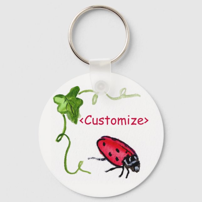 Chaveiro Lady Bug Keychain (Frente)