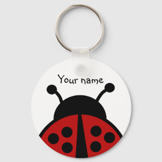 Chaveiro Ladybug com seu nome
