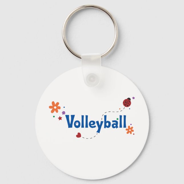 Chaveiro Ladybug Garden Voleibol (Frente)