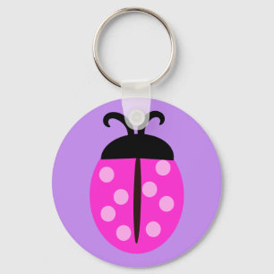 Chaveiro Ladybug Rosa