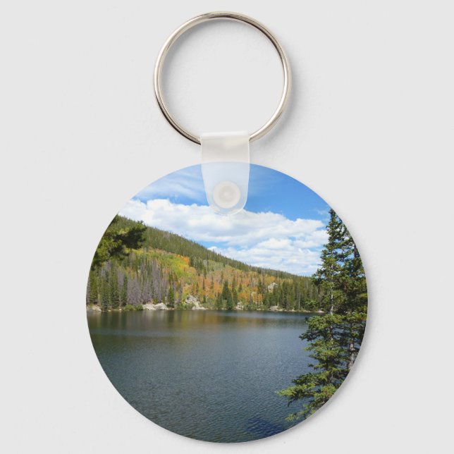 Chaveiro Lago Bear no Parque Nacional Rocky Mountain (Frente)
