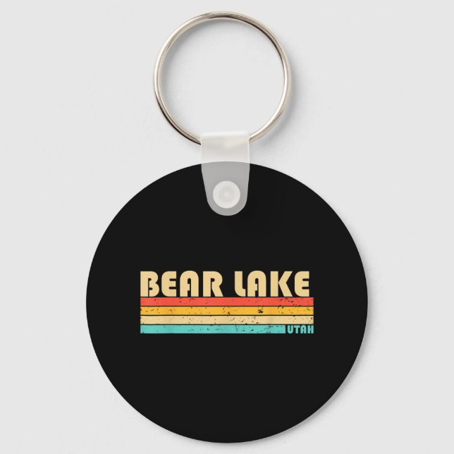 Chaveiro Lago Bear Utah Piadas de Pesca Acampamento de Verã (Frente)