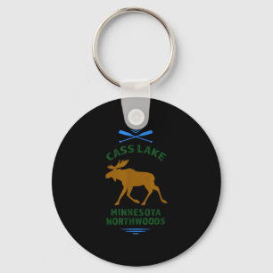 Chaveiro Lago Cass Minnesota Northwoods ao ar livre pesca 
