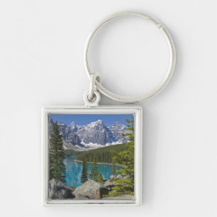 Chaveiro Lago Moraine, Rochas Canadenses, Alberta, Canadá