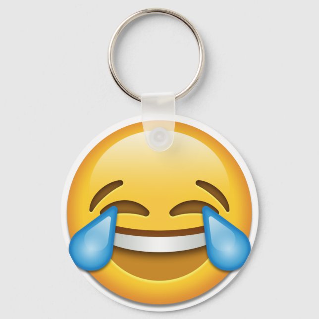 Chaveiro Lágrimas de Joy emoji engraçadas (Frente)