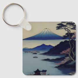 Chaveiro Lake, Pine and Mountain - Japan
