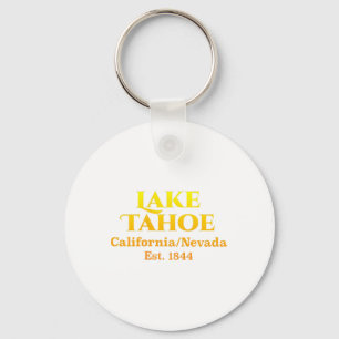 Chaveiro Lake Tahoe Design Bolso Peito Logo Deer 2-lados