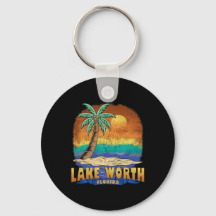 Chaveiro Lake Worth Florida Vintage aflita Souvenir
