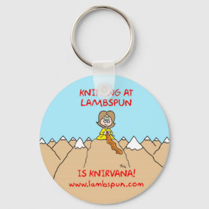 Chaveiro lambspun de confecção de malhas do knirvana