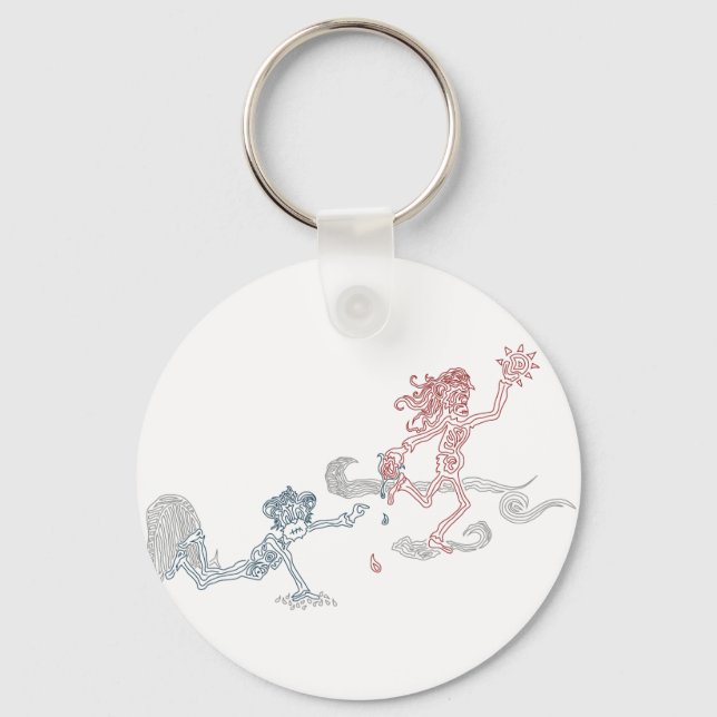 Chaveiro lanche de macaco (Frente)