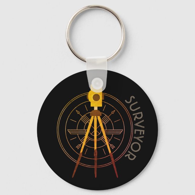 Chaveiro Land Surveyor Compass (Frente)