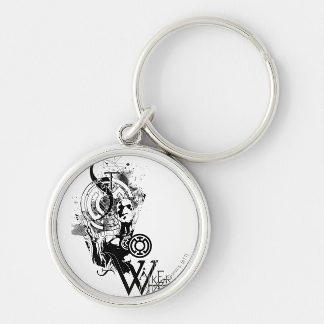 Chaveiro Lanterna Azul - Gráfico 2 (Frente)