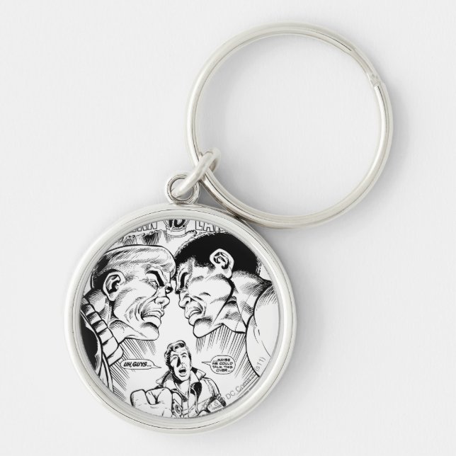 Chaveiro Lanterna Verde vs Lanterna Verde, Preto e Branco (Frente)