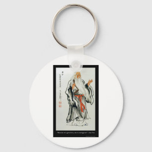 Chaveiro Lao Tzu Excelente Amor/Corajosa Citação Oferece Ca