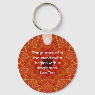 Chaveiro Lao Tzu Wisdom Citação Motivacional