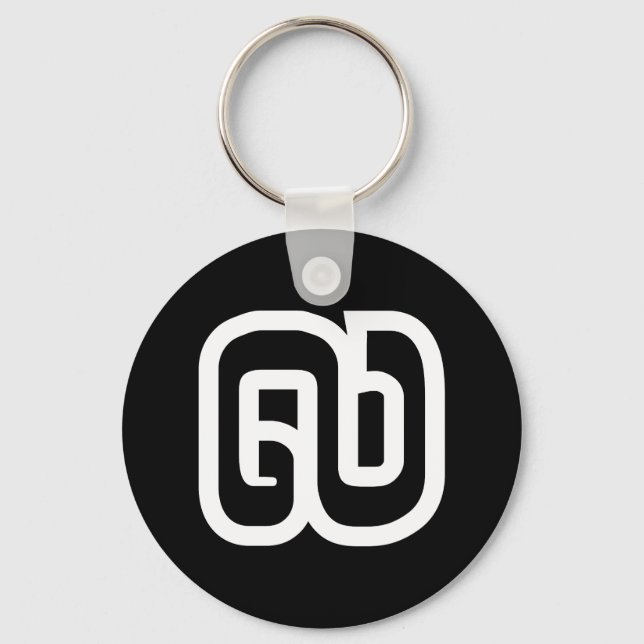 Chaveiro Laos / Laos Número Nove / 9 / ໙ (Kao/Gao) Laos (Frente)