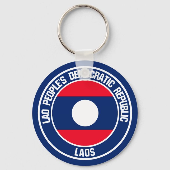 Chaveiro Laos Round Emblem (Frente)