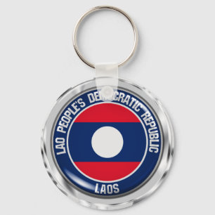 Chaveiro Laos Round Emblem