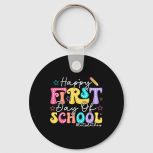 Chaveiro Lápis Feliz Primeiro Dia De Aula Professor Criança