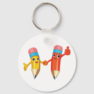 Chaveiro Lápis felizes