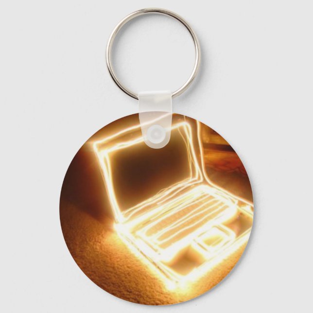 Chaveiro Laptop para cima (Frente)