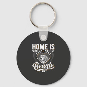 Chaveiro Lar é Onde Meu Beagle Está_1