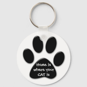 Chaveiro Lar é onde seu CAT é Key Ring
