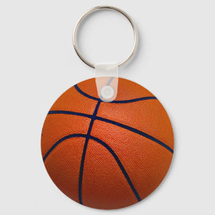 Chaveiro Laranja e Basquete Negro