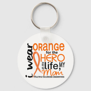 Chaveiro Laranja para a esclerose múltipla do MS da mamã 