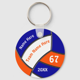 Chaveiro Laranja, Real Azul ou QUALQUER COR Voleibol Branco