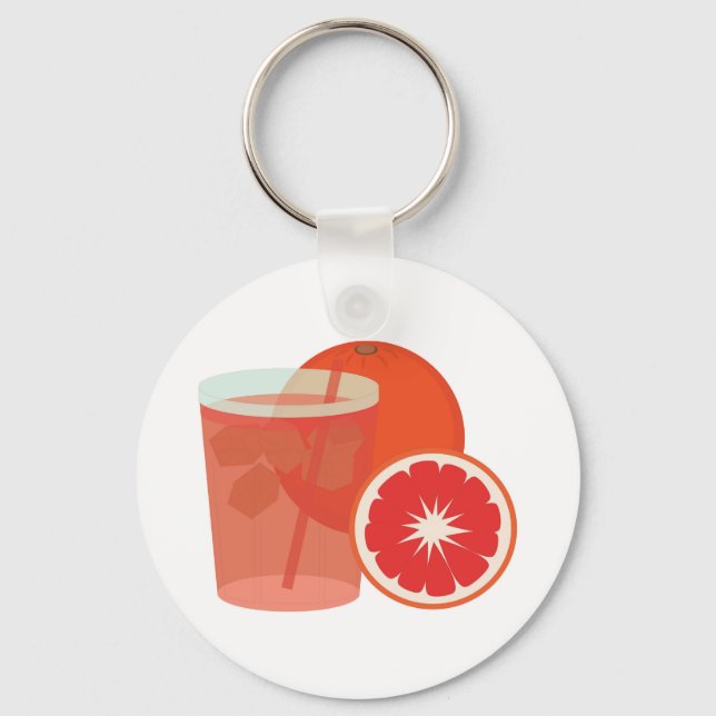 Chaveiro Laranja Vermelha (Frente)