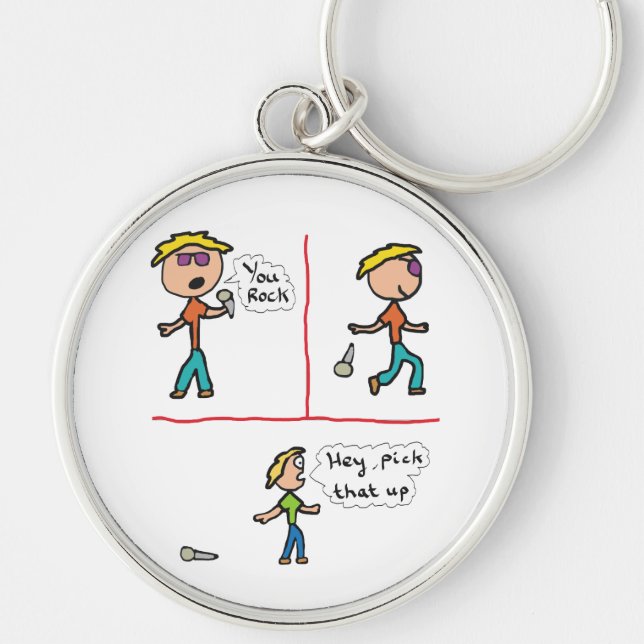 Chaveiro Largar O Microfone (Frente)