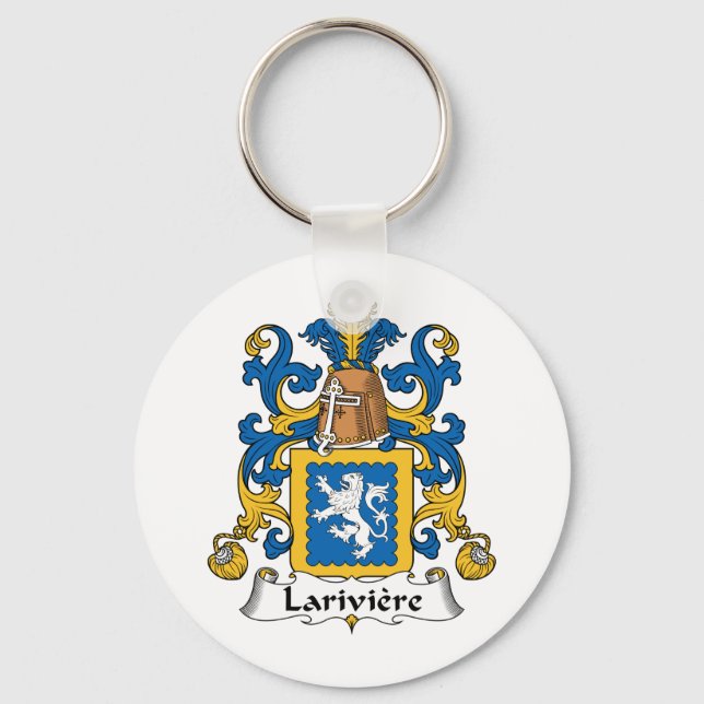 Chaveiro Lariviere Family Crest (Frente)