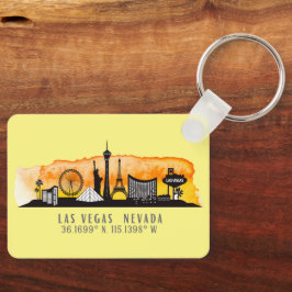 Chaveiro Las Vegas Skyline Latitude e Longitude