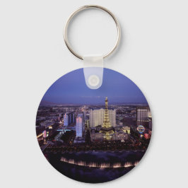 Chaveiro Las Vegas Strip Aerial View Casino Gambling City