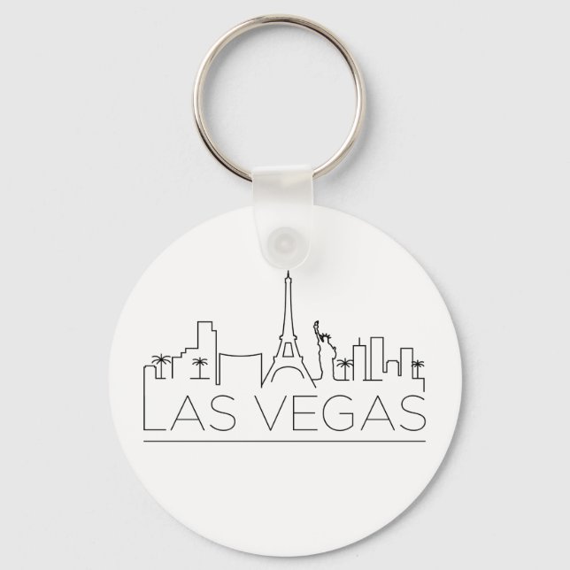 Chaveiro Las Vegas Stylizou Skyline (Frente)