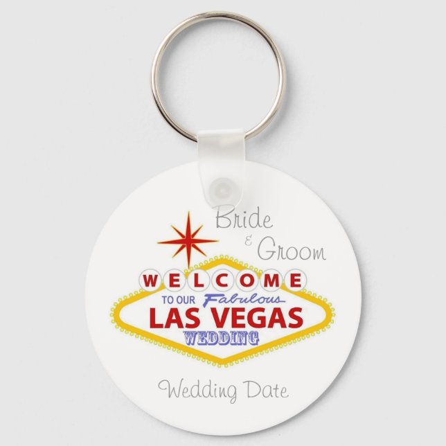 Chaveiro Las Vegas Wedding KeepsasaChaveiro (Frente)