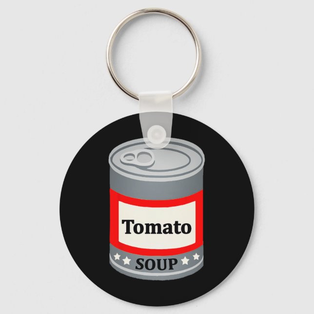 Chaveiro Lata De Tomate Soup Engraçada No Último Minuto Hal (Frente)