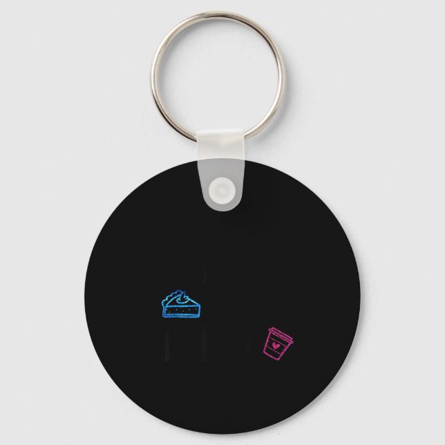 Chaveiro Lates I Thought You Said E And Lattes Funny Fitnes (Frente)