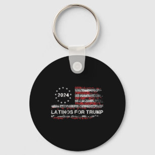 Chaveiro Latinos Para Trump 2024 - Presidente Eleitoral Tru
