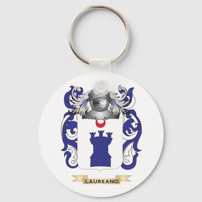 Chaveiro Laureano Casaco de Armas (Crest Familiar) (Frente)