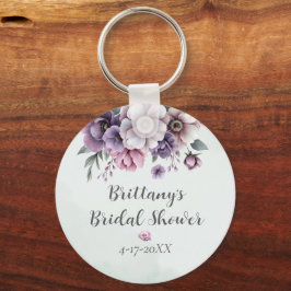 Chaveiro Lavanda do chá de panela e Floral Verde