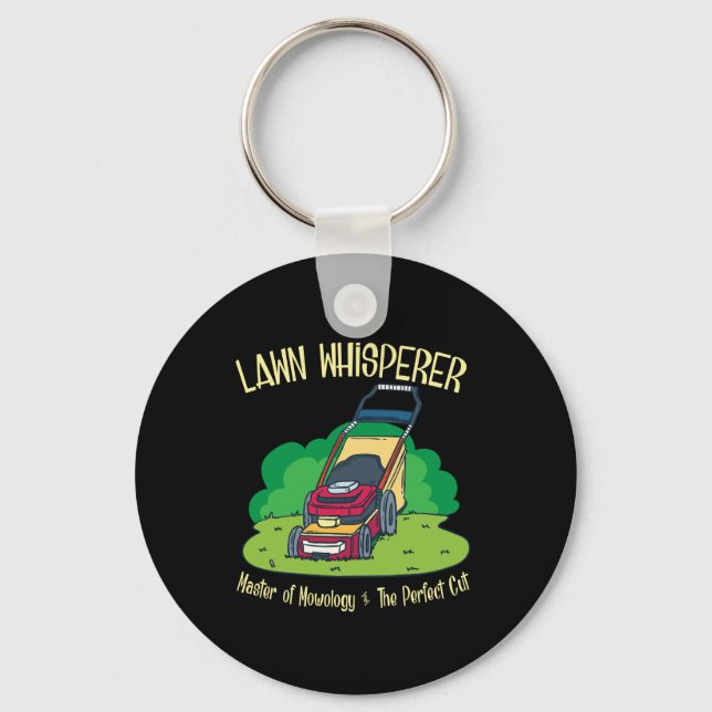 Chaveiro Lawn Mower - Lawn Whisperer (Frente)