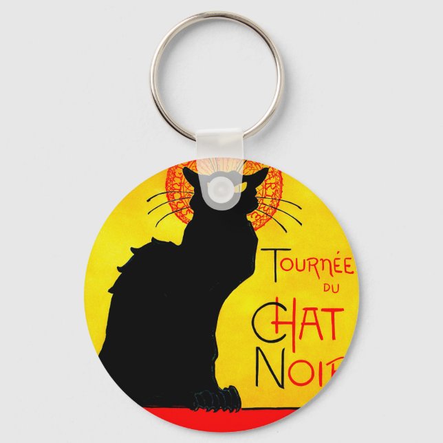 Chaveiro Le Chat Noir Vintage (Frente)